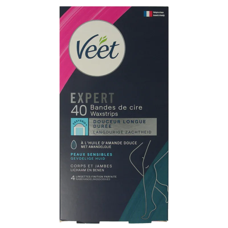 Veet Expert koude waxstrips been sensitive 40 Stuks
