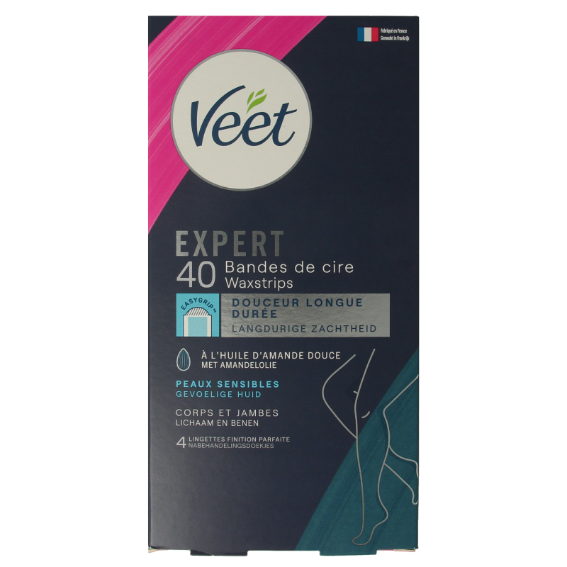 Veet Expert koude waxstrips been sensitive 40 Stuks