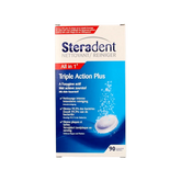 Steradent Triple action plus 90 Stuks