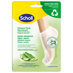 Dr. Scholl's Voetmasker hydra & verzachtend aloe vera 1.00 Paar