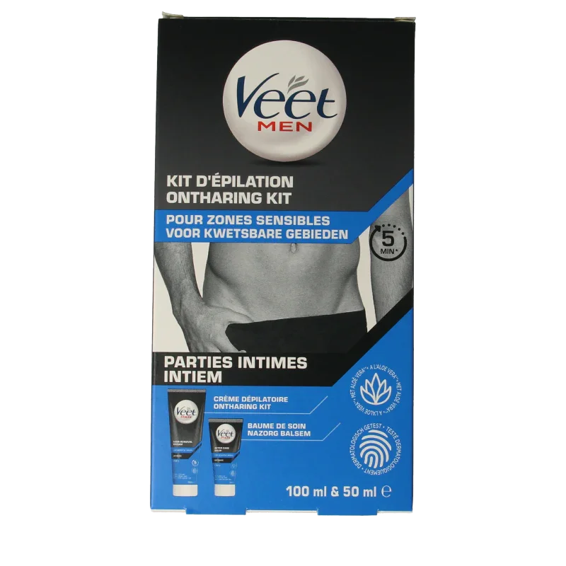Veet Men hair removal kit intimate body parts 150 Milliliter