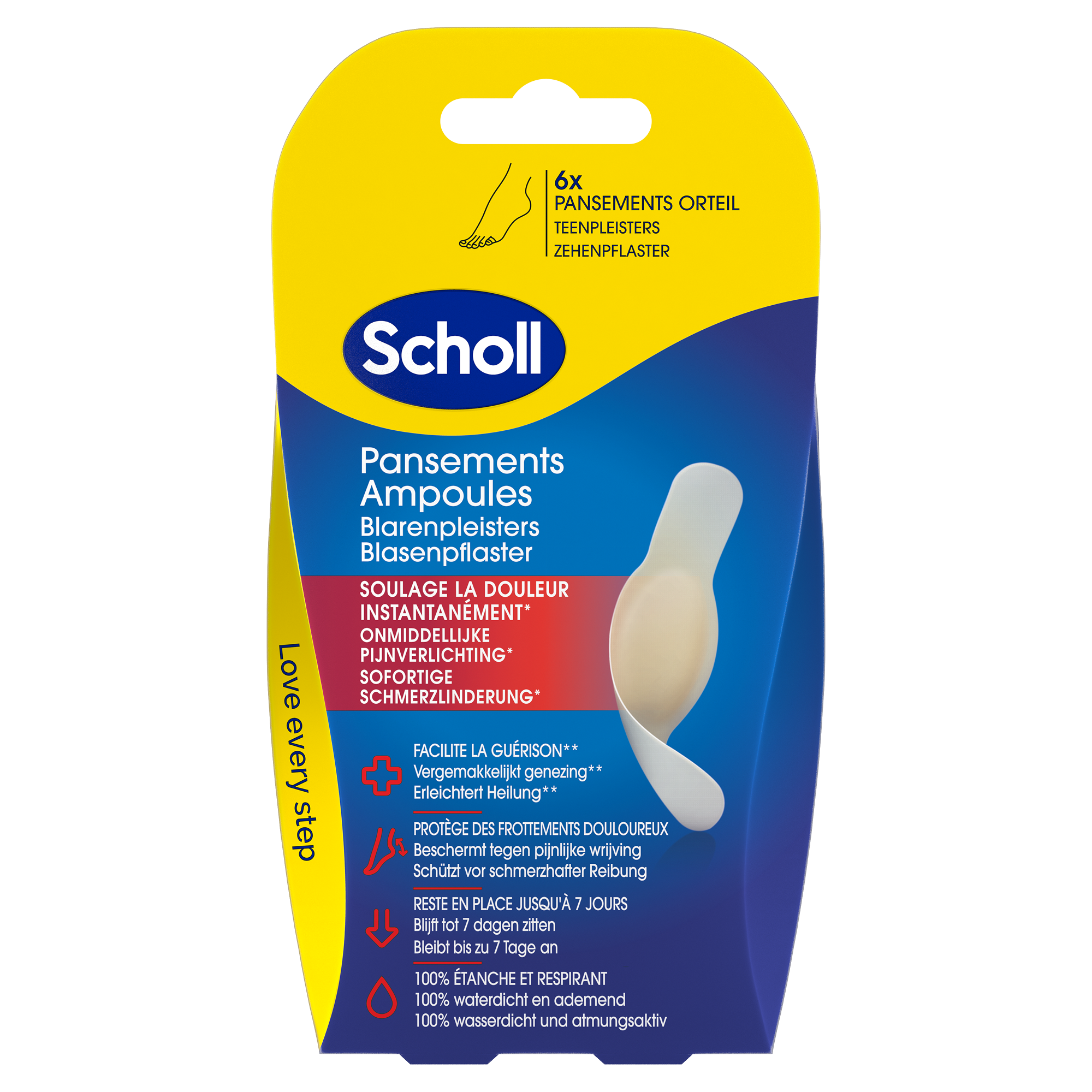 Scholl Blarenpleister tenen 6.00 Stuks
