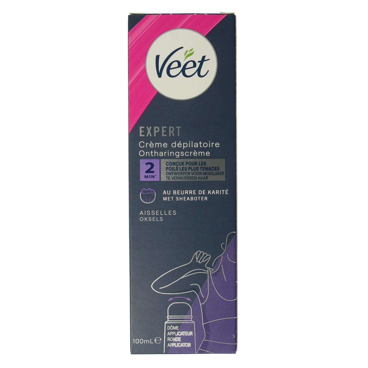 Veet Expert ontharingscreme oksels 100.00 Milliliter