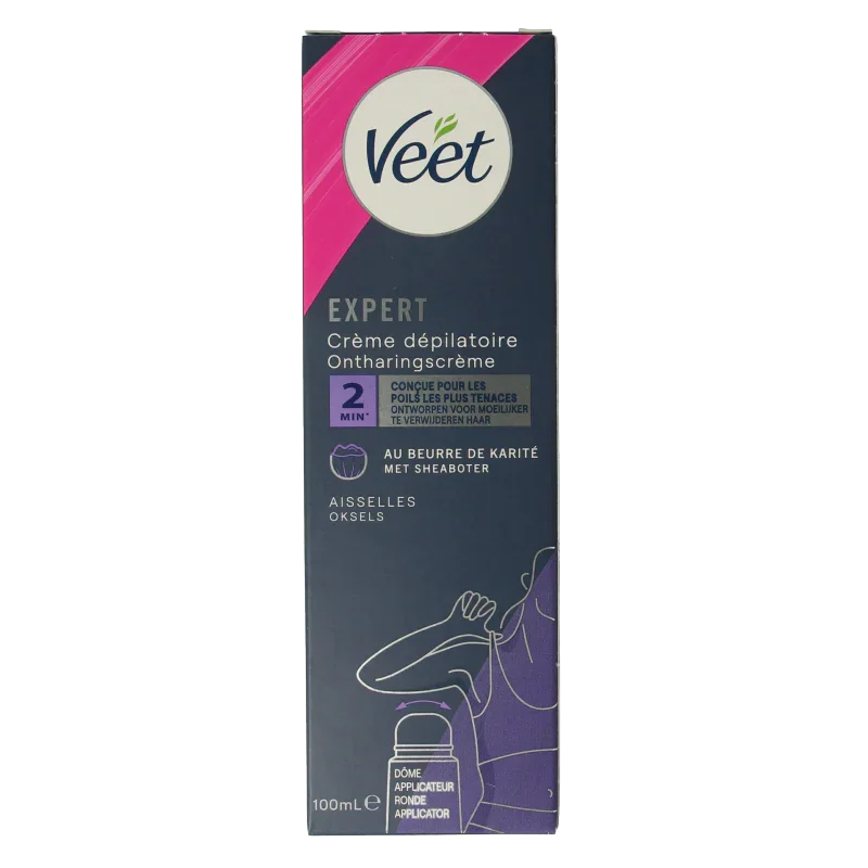 Veet Expert ontharingscreme oksels 100 Milliliter