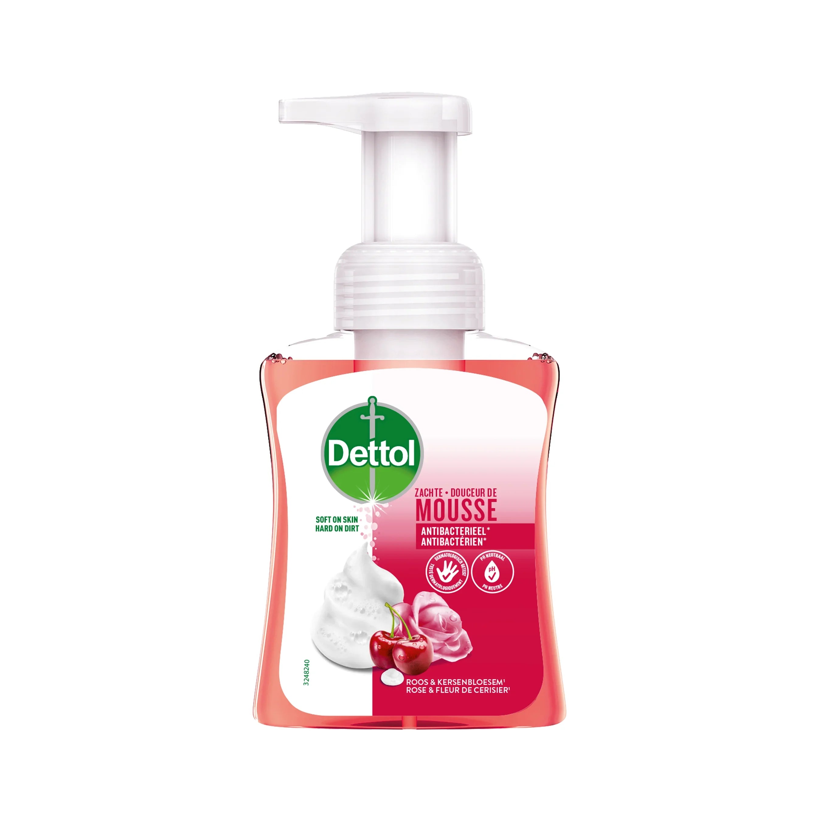 Dettol Mousse rose & cherryblossom 250 Milliliter