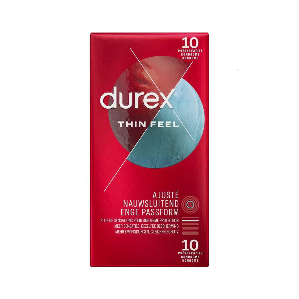 Durex Thin feel close fit 10 Stuks