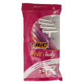 BIC Twin lady shaver pouch 8 8 Stuks