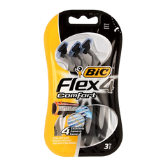 BIC Flex 4 comfort mesjes blister 3 Stuks