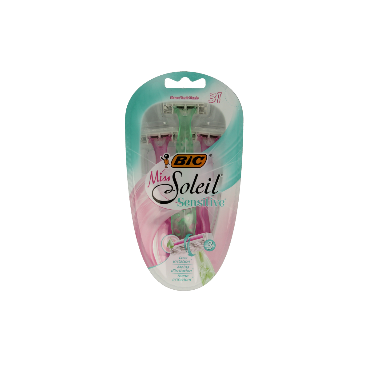 BIC Miss soleil sensitive shaver 3.00 Stuks