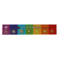 Green Tree Wierookstokjes 7 chakra 15.00 Gram