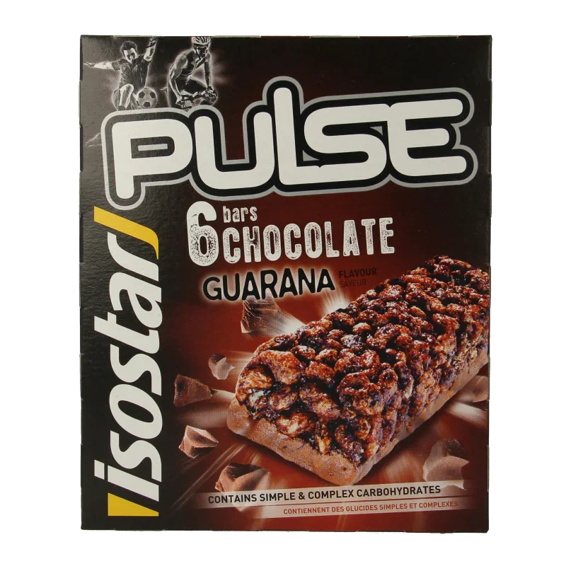 Isostar Reep pulse chocolade 6 pack 138 Gram