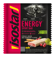 Isostar Energy sport bar cereals & cranberry 3 pack 120 Gram