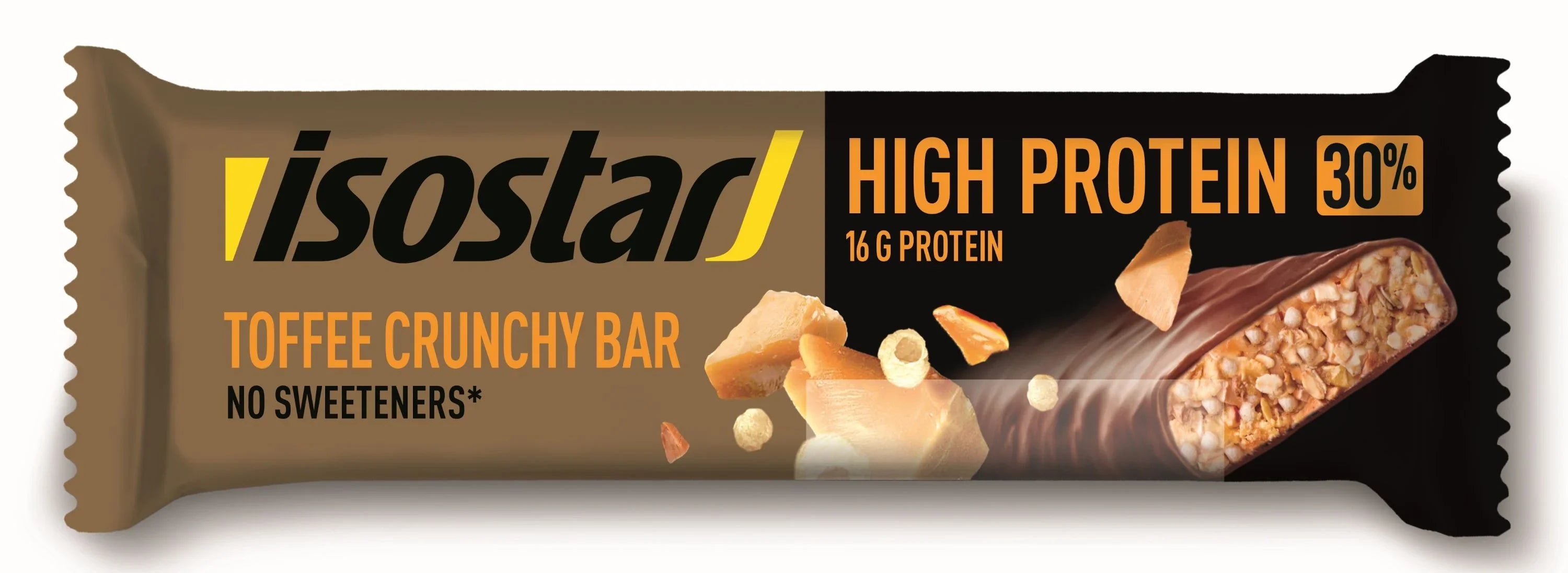 Isostar High protein 30 bar toffee crunchy 55 Gram