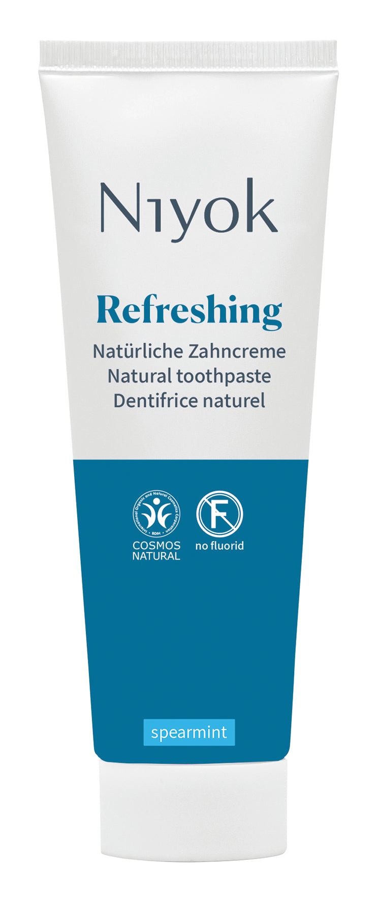 Niyok tandpasta refreshing spearmint 75.00 Milliliter