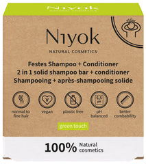 Niyok 2 in 1 shampoo/condition green touch 80.00 Gram