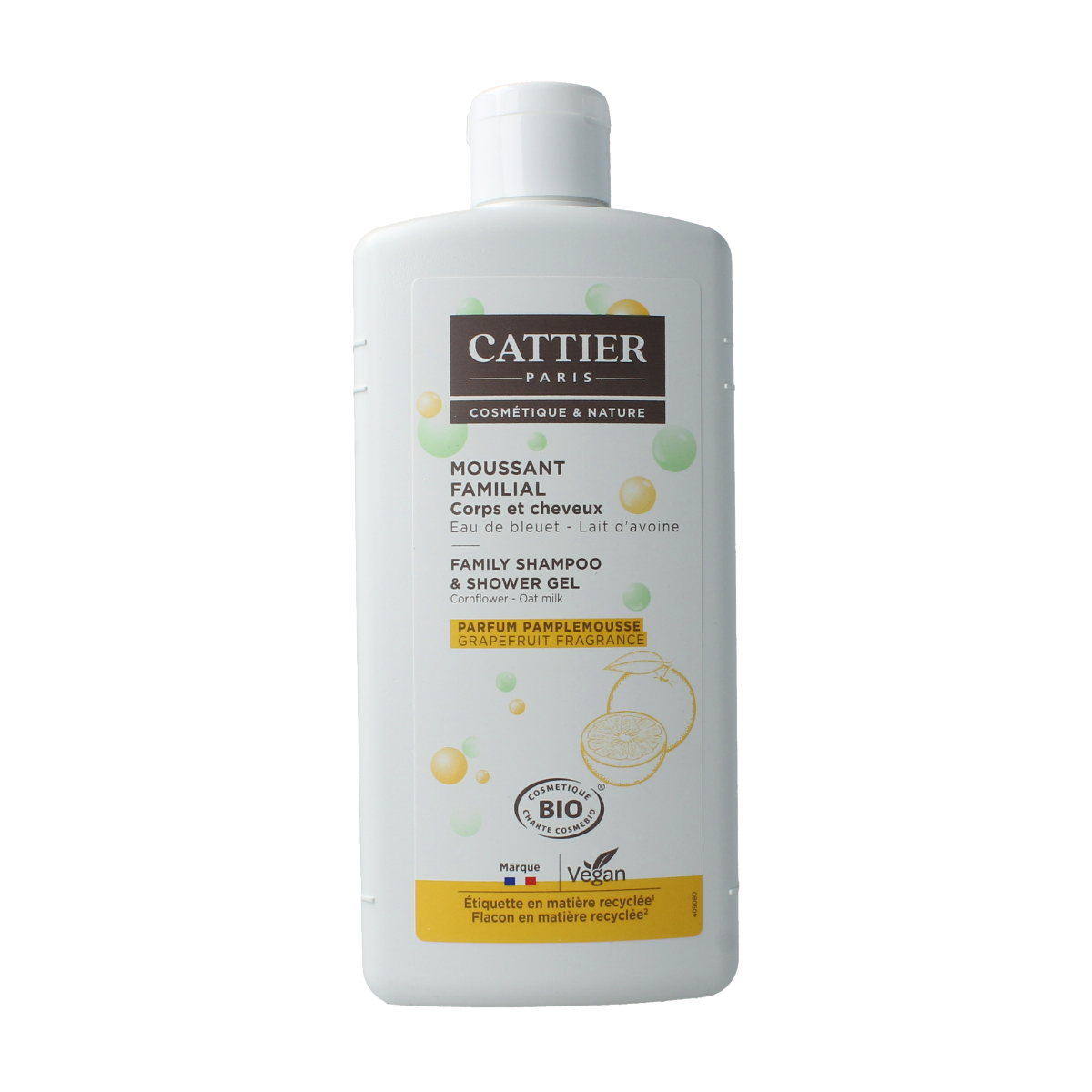 Cattier Family shampoo en showergel 500.00 Milliliter