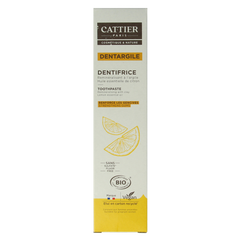 Cattier Tandpasta citroen 75.00 Milliliter