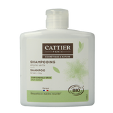 Cattier Shampoo vet haar groene klei 250 Milliliter