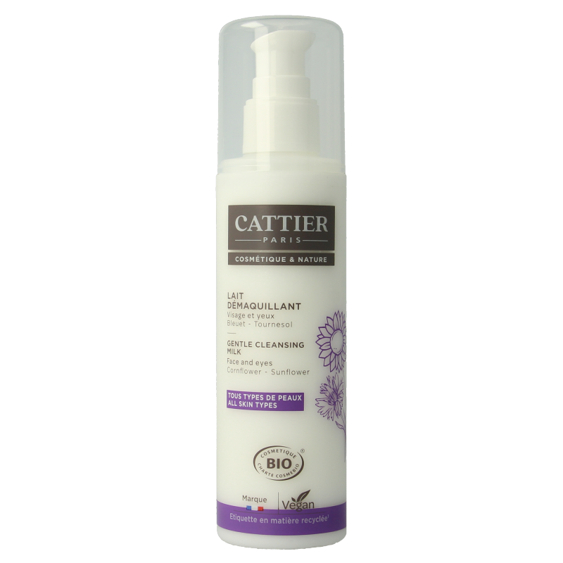 Cattier Reinigingsmelk caresse d'herboriste 200 Milliliter