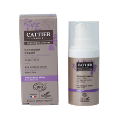 Cattier Oogcreme eclat de rose contour treatment 15 Milliliter