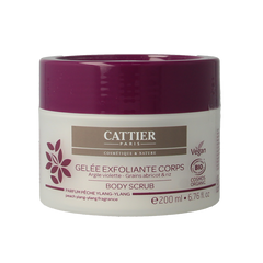 Cattier Body scrub perzik ylang ylang 200 Milliliter