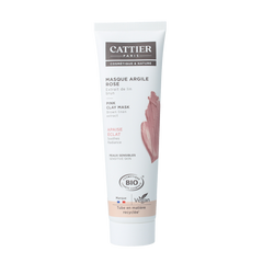 Cattier Roze klei masker aloe 100.00 Milliliter