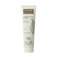Cattier Witte klei peeling 100 Milliliter