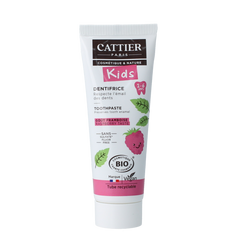 Cattier Tandpasta framboos 2-6 jaar 50.00 Milliliter