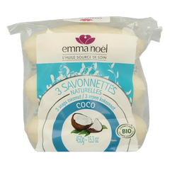 Emma Noel Cocos zeep 3 Stuks