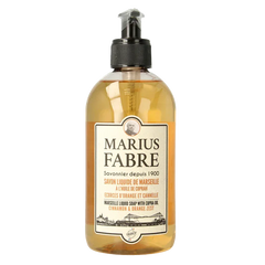 Marius Fabre Zeep sinaasappel kaneel met pomp 400 Milliliter