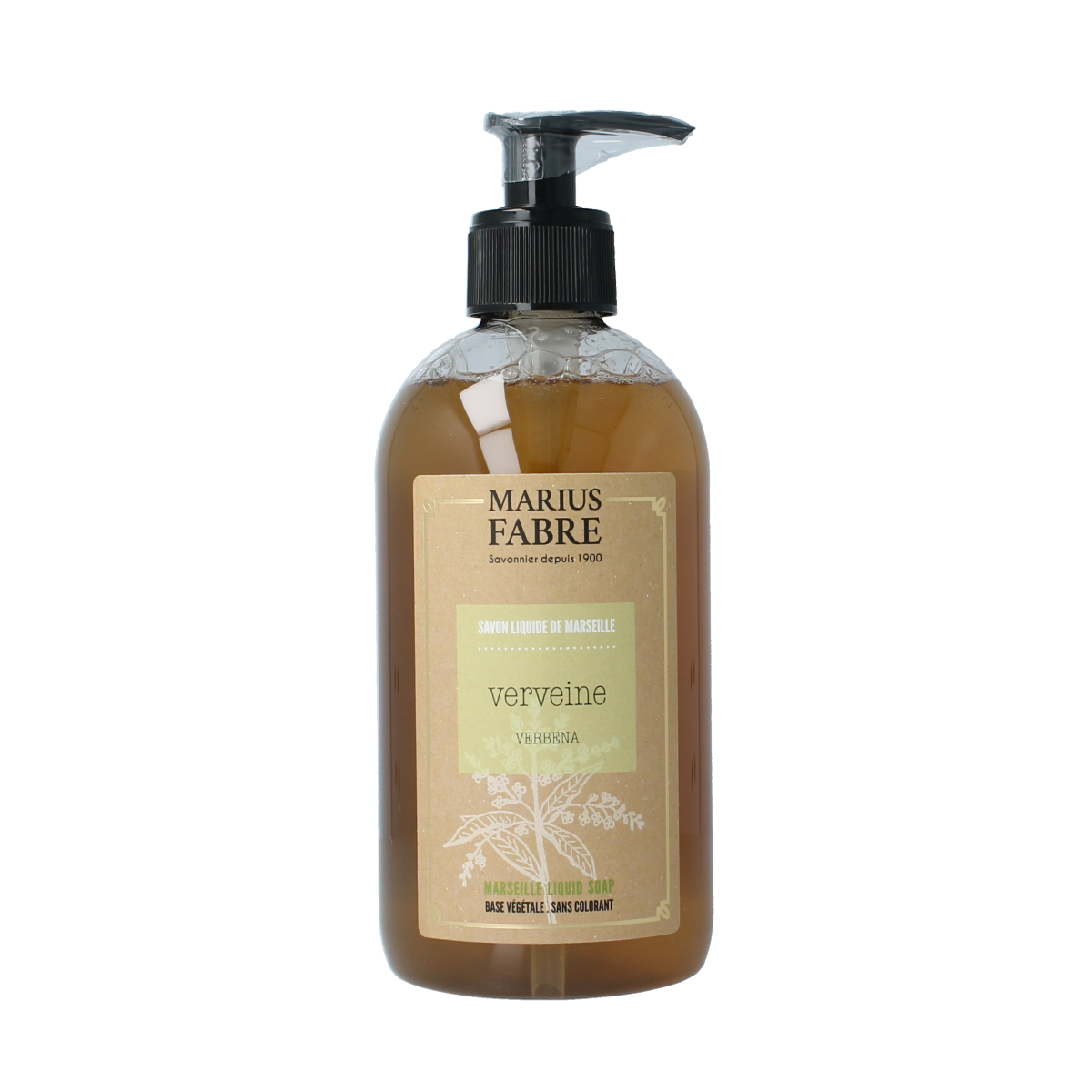 Marius Fabre Zeep verbena met pomp 400.00 Milliliter