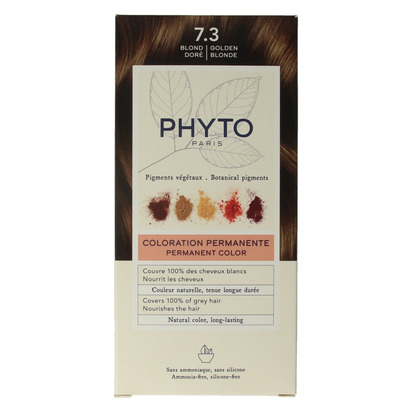 Phyto Paris Phytocolor blond dore 7.3 1 Stuks