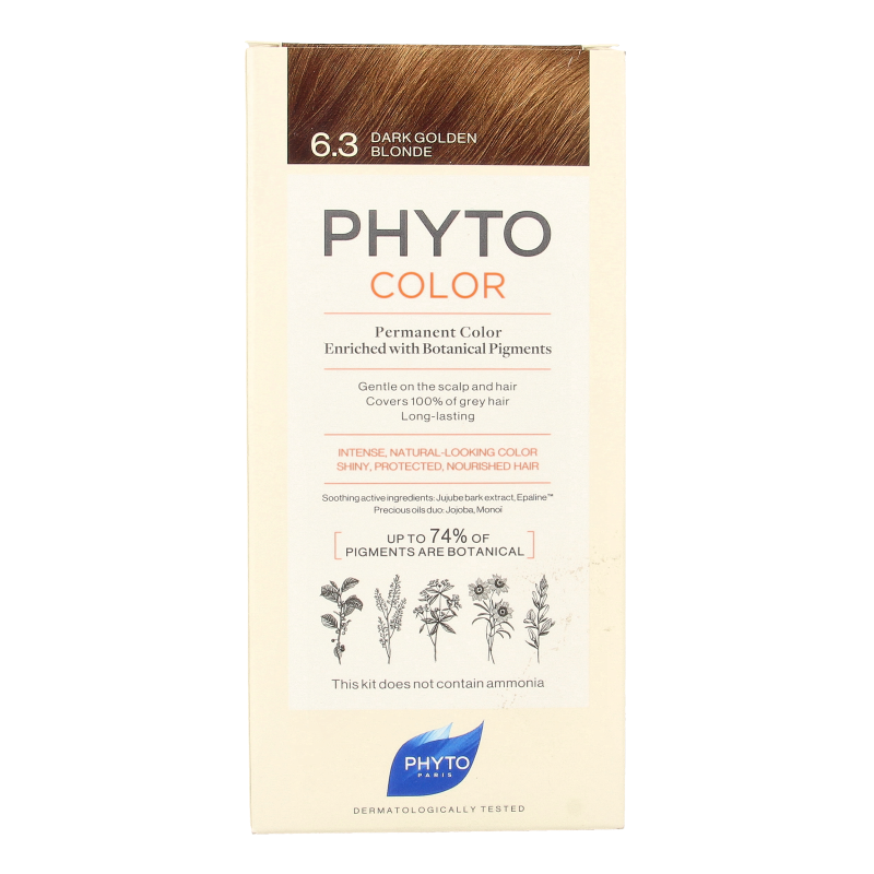Phyto Paris Phytocolor blond fonce dore 6.3 1 Stuks