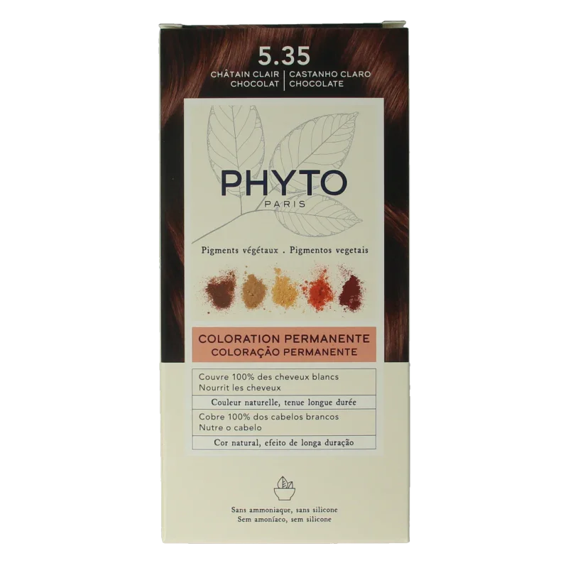 Phyto Paris Phytocolor collection 5.35 chatain clair chocolat 1 Stuks