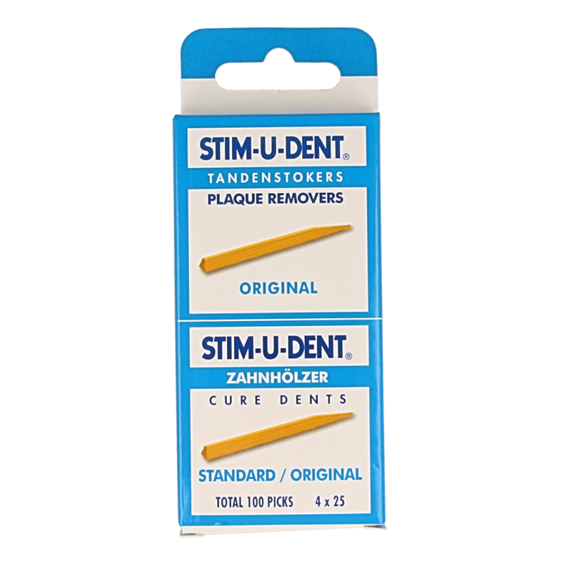 Stimudent Tandenstokers 4 X 25 100 Stuks