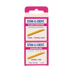 Stimudent Tandenstokers dun 4 x 40 stuks 160 Stuks