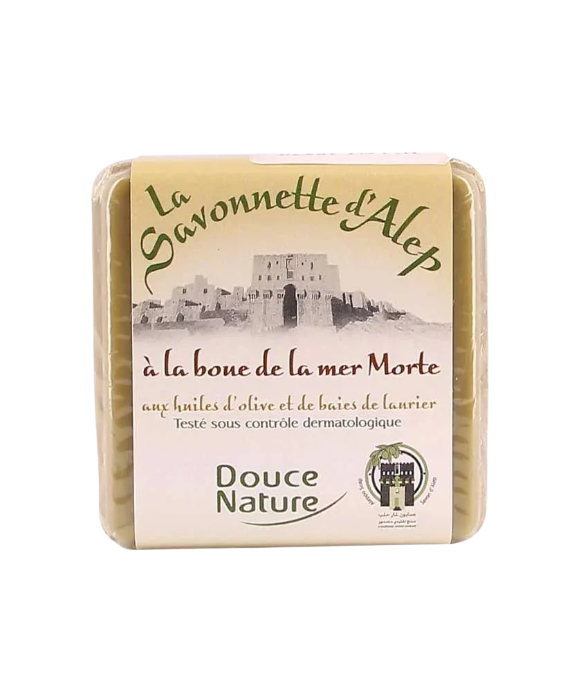 Douce Nature Toiletzeep Aleppo dode zee modder bio 100 Gram