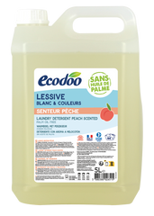 Ecodoo Wasmiddel geconcentreerd perzik bio 5.00 Liter