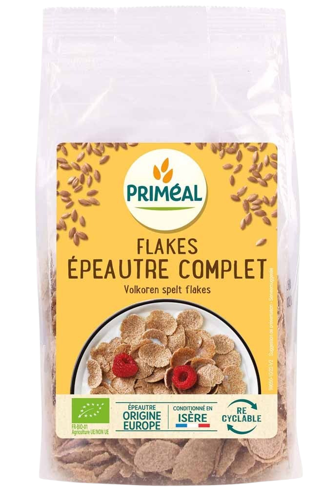 Primeal Volkoren spelt flakes bio 200 Gram