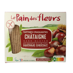 Pain Des Fleurs Tamme kastanje crackers bio 150 Gram