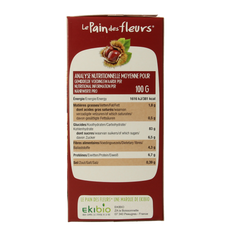Pain Des Fleurs Krokante crackers kastanje glutenvrij bio 150.00 Gram