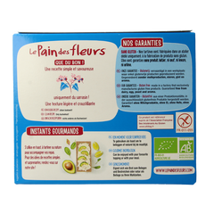 Pain Des Fleurs Boekweit crackers zonder zout en suiker bio 150 Gram