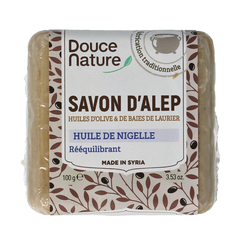 Douce Nature Zeep Aleppo nigella klein bio 100 Gram