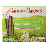 Pain Des Fleurs Krokante crackers boekweit glutenvrij bio 150.00 Gram
