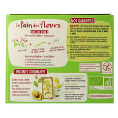 Pain Des Fleurs Krokante crackers boekweit glutenvrij bio 150 Gram