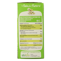 Pain Des Fleurs Krokante crackers boekweit glutenvrij bio 150 Gram