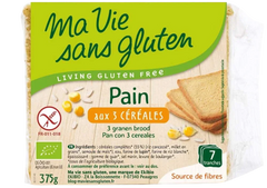 Ma Vie Sans Brood 3 granen glutenvrij bio 375 Gram