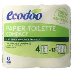 Ecodoo Toiletpapier compact ecologisch bio 4.00 Stuks