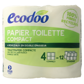 Ecodoo Toiletpapier compact ecologisch bio 4 Stuks