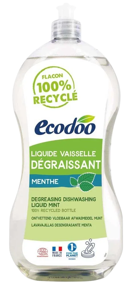 Ecodoo Afwasmiddel vloeibaar ontvettend munt bio 1 Liter
